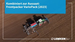 Kombiniert zur Aussaat: Frontpacker VarioPack [2023]