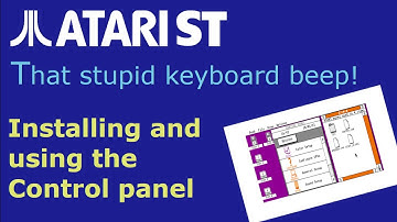 The ST control panel, fixing the dreaded keyboard beep