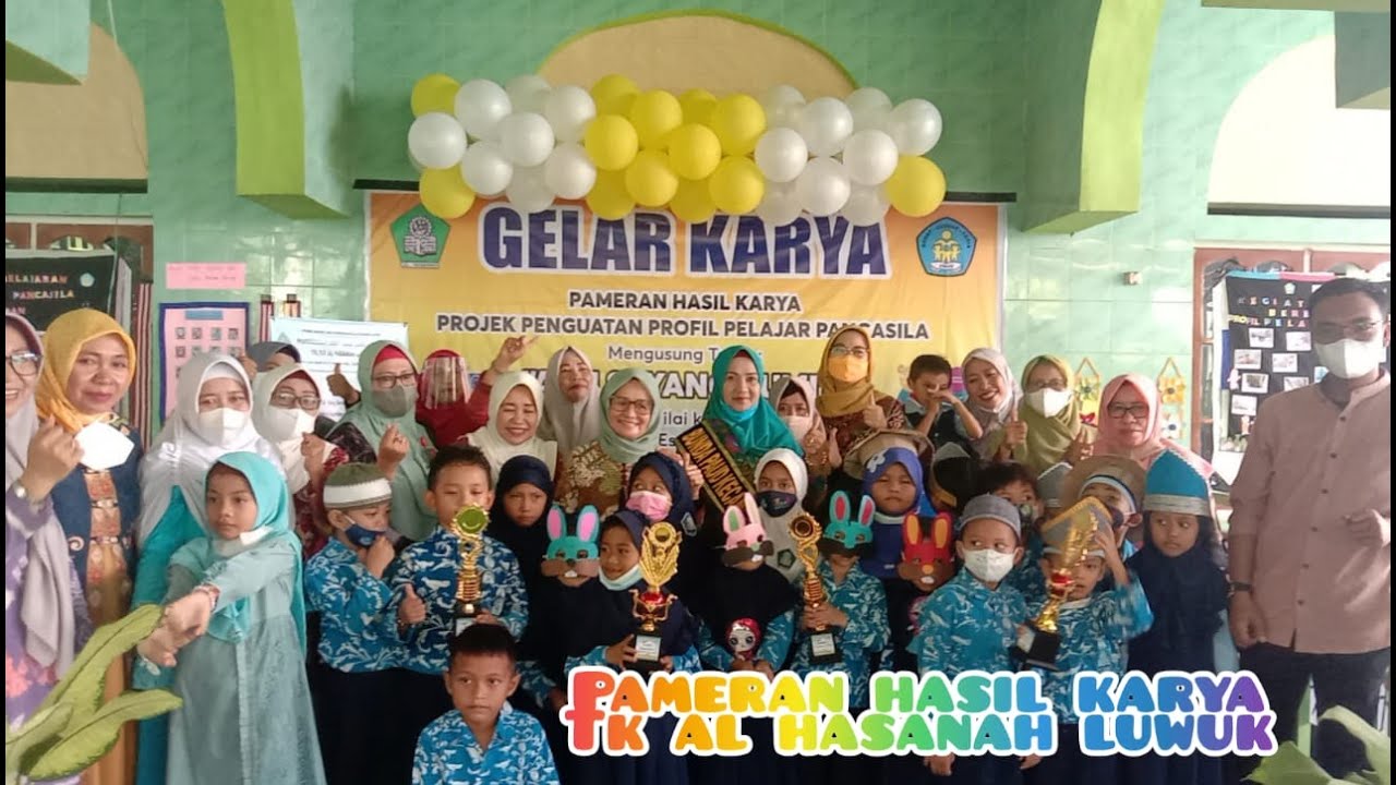 P5 Pameran Hasil Karya TK Al Hasanah Luwuk