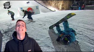 A Skier Reacts to SNOWBOARD KNUCKLE HUCK | X Games Aspen 2020