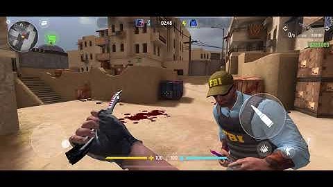Developers Butterfly Knife Battle Iraq -Kasapina (Martin) vs Coldwave (Ivan) - Counter Attack Mobile