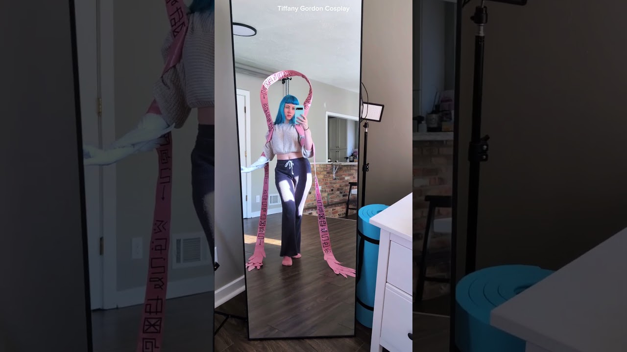 Angewomon Pink Ribbon Progress! #cosplay #digimon #anime