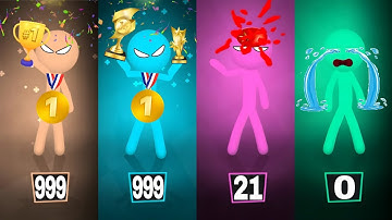 Stickman Party 1 2 3 4 Players - Tournament Cup Gameplay - MiniGames Update