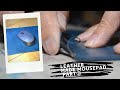 シンプルなレザーマウスパッド製作②     Simple leather mousepad②