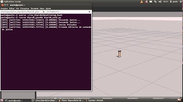 Simulation of a biped robot walking