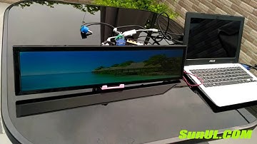 stretched LCD display ultra wide stretched display