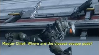 “Where are the closest escape pods?”