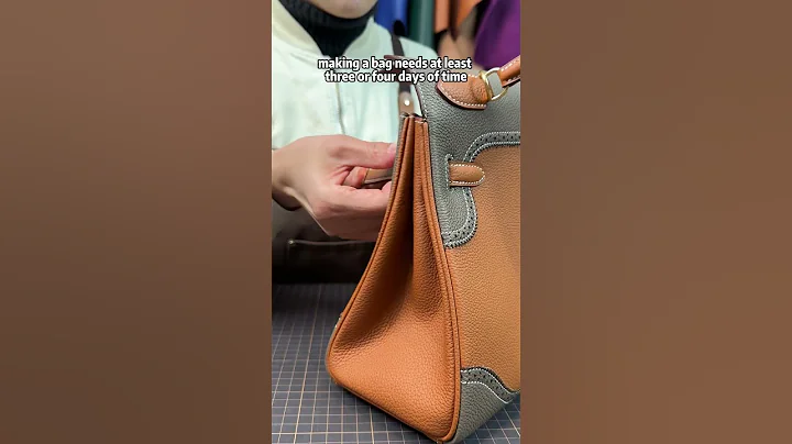 Handmade leather carry bag, classical orange color, how do you like? 🥰