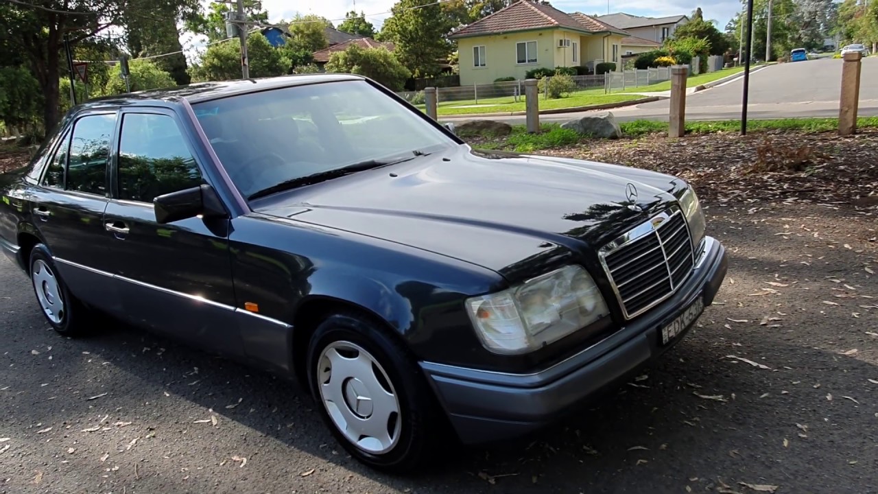 Albany Oblongo Caucho 1993 Mercedes Benz 220E W124 - YouTube