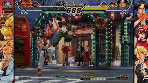King/Evil Ryu/Gouki (Akuma) vs Kyo/Ryu/Vega(Bison): Capcom vs SNK 2