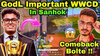 GodLike Chicken Dinner In Sanhok 🤗GodL on FIRE 🔥