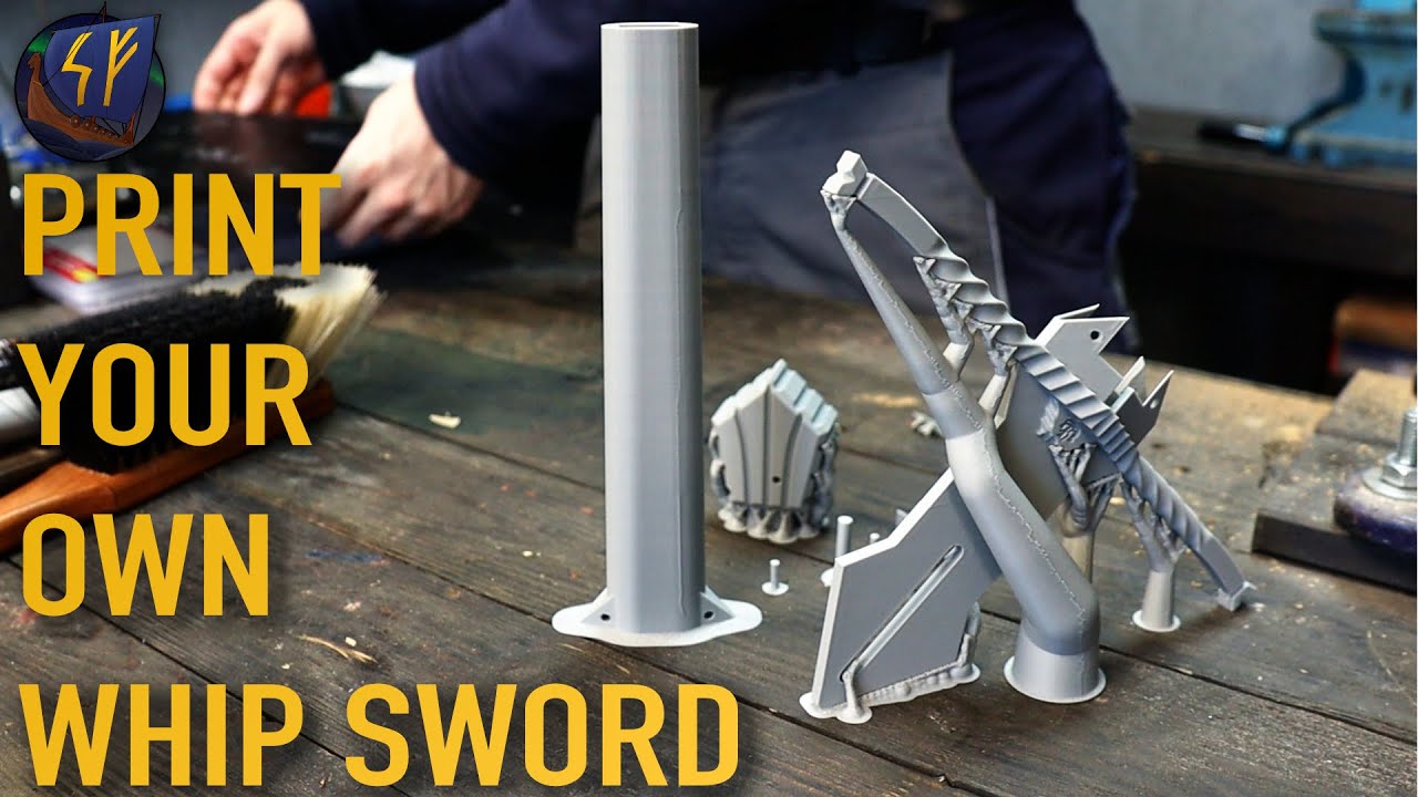 Can I make a 3D-printed WHIP SWORD? - YouTube