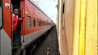 TRAIN RACE || HOWRAH BARMER vs INTERCITY Express || INDIAN RAILWAYS