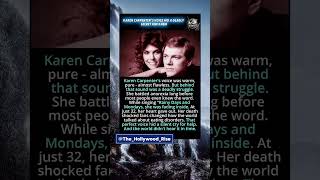 Karen Carpenter's Voice Hid a Deadly SecretFew Knew. #sadstory #celebritylife #hollywoodnews