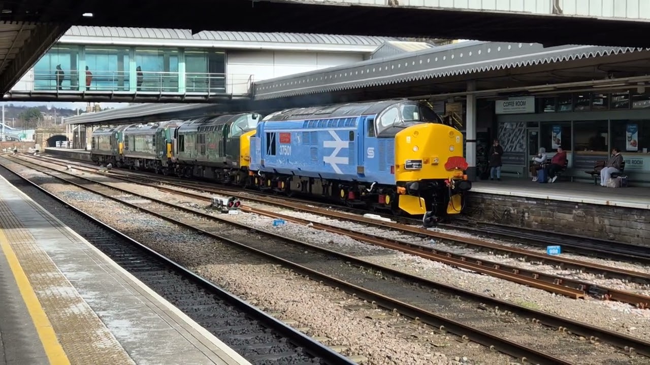 Sheffield 14 March 2025 37501 + 37608 + 93001 + 93002 ROG