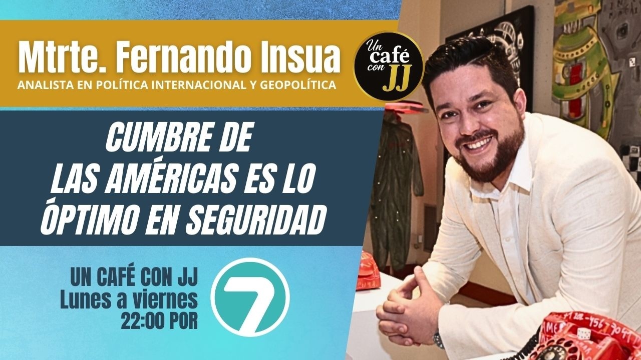 Un Café con JJ - Ecuador TV -  Mtrte. Fernando Insua Romero