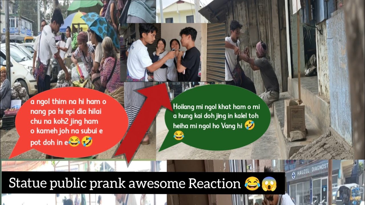 STATUE PUBLIC PRANK AWESOME REACTION & KUKI LAND CUTE GIRL 😱🥰||
