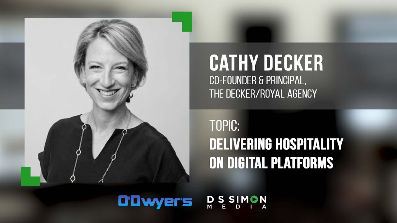 PR's Top Pros Talk...Travel Cathy Decker, CoFounder & Principal, The