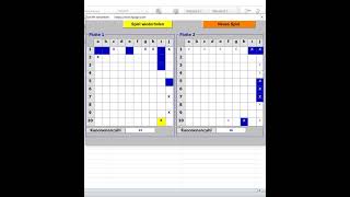 Spiel Seeschlacht, Schiffe versenken  Excel VBA Programmierung #excel