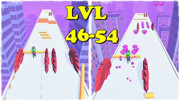 Roof Rails Ep #15 - Awesome Gameplay Levels 46-54