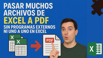 🟢 Convierte Muchos Excel a PDF con un Solo Clic ¡Sin Programas!