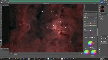 Astrophotography Processing IC 1805 Heart Nebula Time-lapse