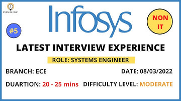 INFOSYS Latest Interview Experience #5 | INFOSYS TR+HR Questions | INFOSYS Non-IT Interview