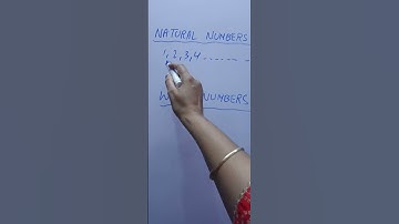 natural numbers and whole numbers #ytshorts #shorts #shortsfeed #trending #primaryteacher #youtube