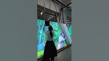 Perfectly flat joints for a flawless visual experience! #yuchip #leddisplay #ledscreen #ledwall