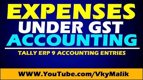 Telephone Expense Entry with GST in Tally ERP 9 | Expenses Under GST Entry in Tally ERP 9