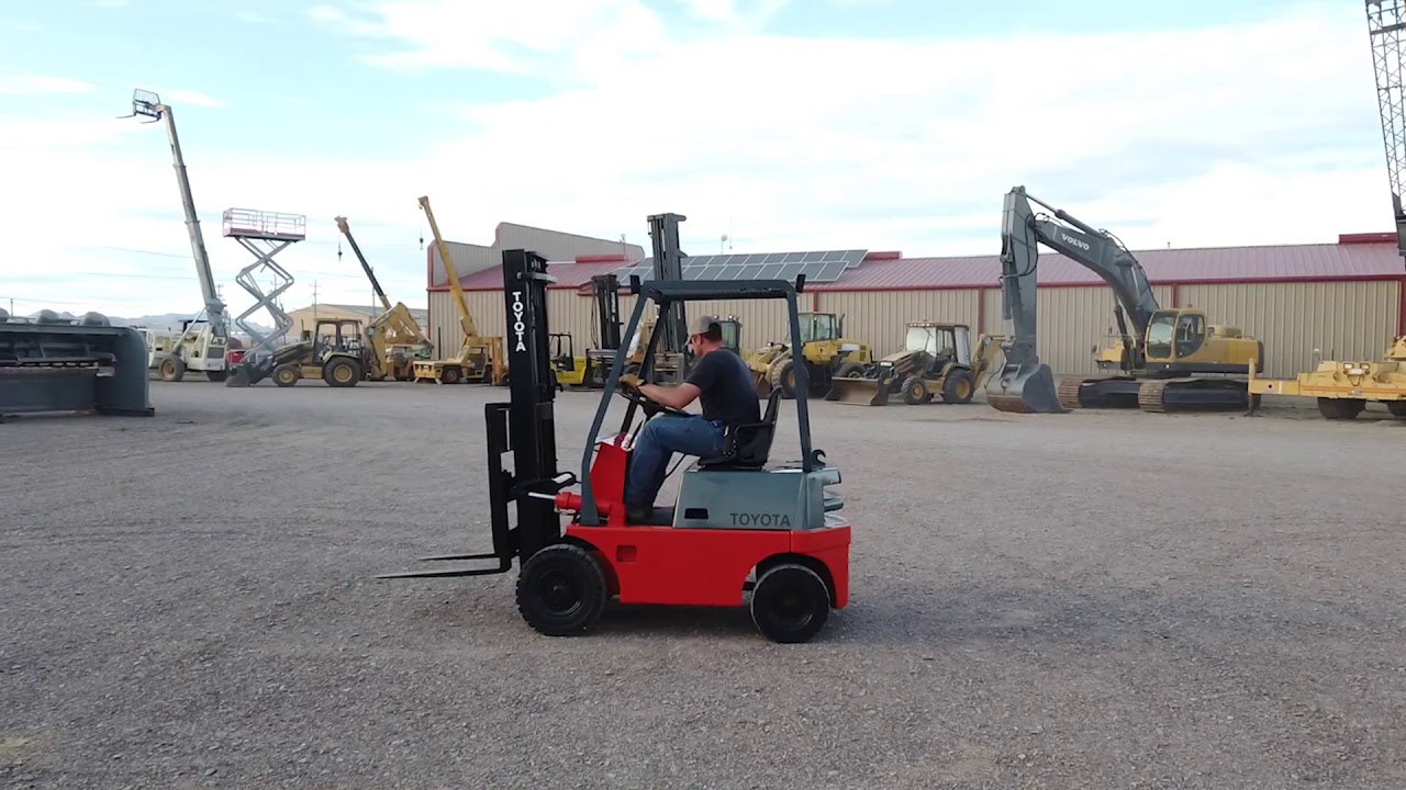 For Sale Forklift Toyota Fg10 Fmi Trading Llc Metalworking Machinery Youtube