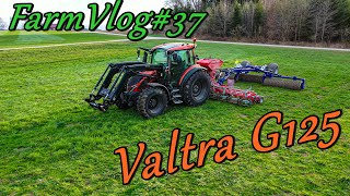 FarmVlog#37 || Der neue Valtra G125 😎 || Hafer Sähen, Wiesen Striegeln &amp; Gülle fahren