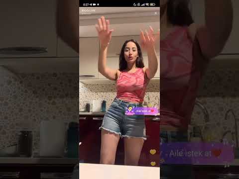 Türk Kızı Merve ve Arkadaşı Dans Twerk Bigo Live