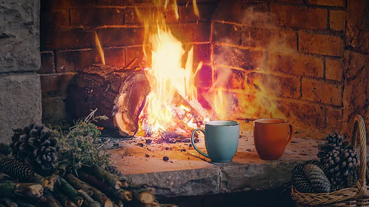 Beautiful Instrumental Christmas Music with Firepl...