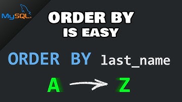 MySQL ORDER BY clause is easy