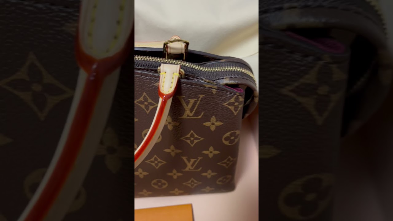 Unboxing Louis Vuitton Petit Palais handbag (monogram empreinte