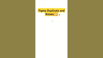 Figma New Features - Rotate and Duplicate | Circular Rotation