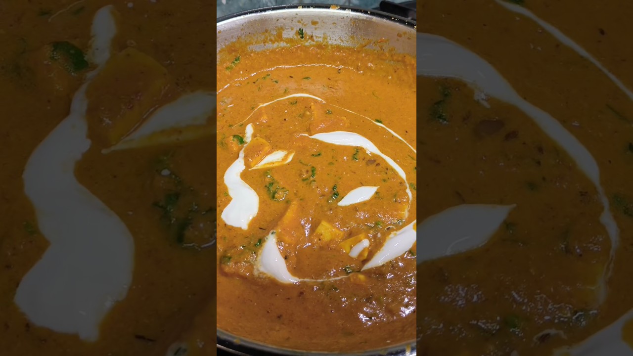 Paneer butter masala #shorts #food #paneer #recipe #viral #trending #shortsfeed