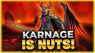 BUILD HIM LIKE THIS!! Karnage Is Actually Solid... Raid: Shadow Legends