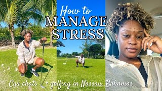 SELF CARE VLOG // How to Manage Stress & Avoid Creative Burnout + Golf With Me! + Honest Car Chats