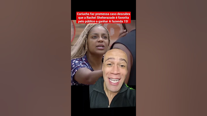 Cariucha faz promessa caso Rachel Sheherazade é favorita pelo público a ganhar A fazenda 15!