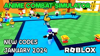 Roblox Anime Combat Simulator New Codes January 2024