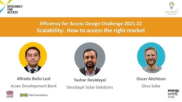 Scalability - How to access the right market - Efficiency for Access Design Challenge 2021-2022