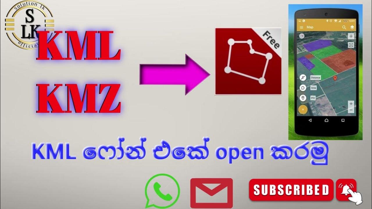 How to open kml file in mobile phone kml open youtube