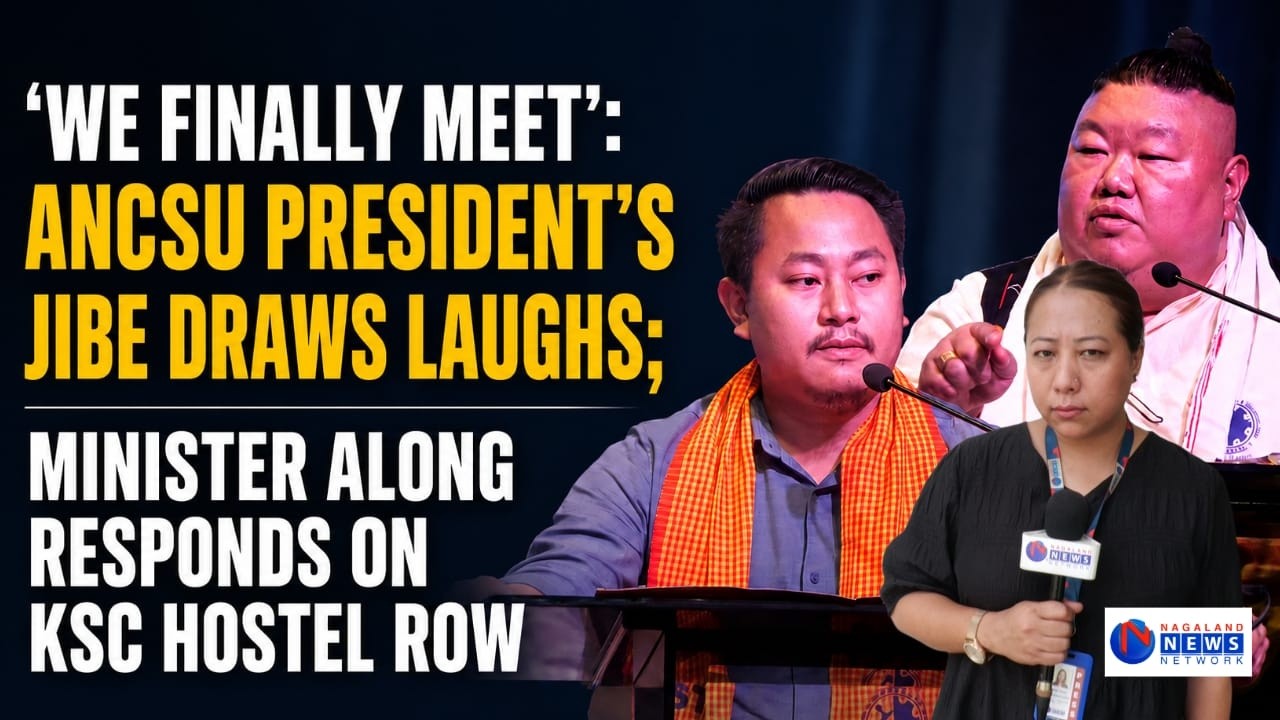 FRIENDLY BANTER AT PROG AS ANCSU PRES TAKES DIG AT MINISTER ALONG OVER 100 BEDDED GIRLS' HOSTEL