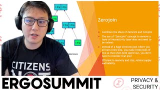 The Evolution of On-Chain Privacy Protocols | Reuben from Firo | Ergo Summit 2022 Privacy & Security