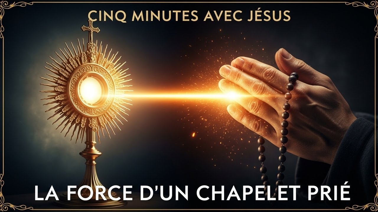 Cinq Minutes avec Jésus au Saint-Sacrement : La force d'un chapelet prié