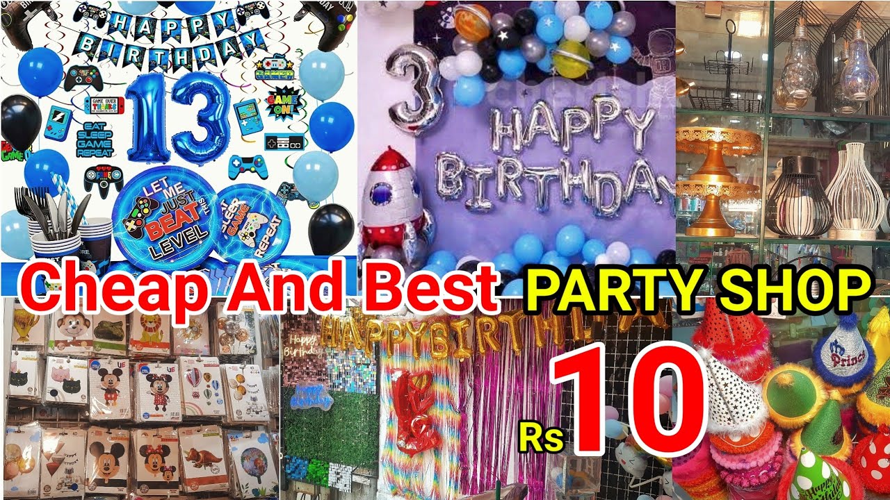 Party Decoration items cheap and best || birthday decoration items ...