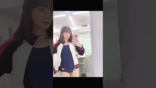 またまたスクール水着を着たよ…恥ずかしい