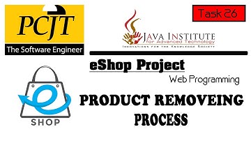Web Project Task 26 | Java Institute | 1st Year | eShop @Java Institute for Advanced Technology